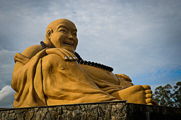 Buda sculpture Foz do Iguazu, PR, Brazil. 