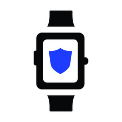 Protection smart watch icon