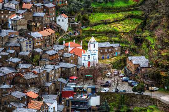 View of the Beautiful Village of Piodao, Portugal