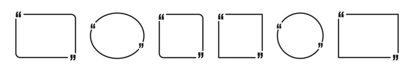 Quotes Template Vector