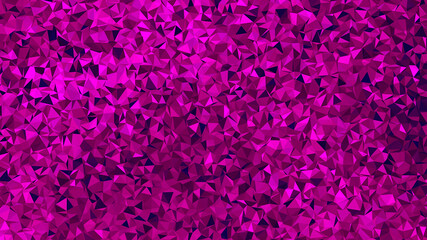 Abstract crystal geometric polygonal pink background.