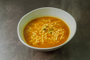 Delicious Instant Curry Ramen in a Bowl