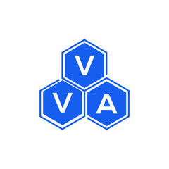 VVA letter logo design on black background. VVA  creative initials letter logo concept. VVA letter design.