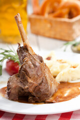 Meat on the bone, ribs. Food photography, light background