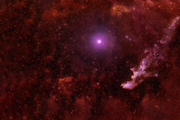 Bright beautiful space. Elements of this image furnished by NASA