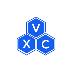 VXC letter logo design on black background. VXC  creative initials letter logo concept. VXC letter design.
