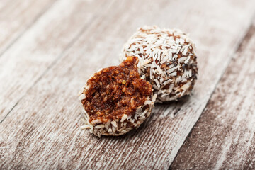 Healthy food detox, sweet candy. Photo of food on a dark background