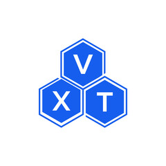 VXT letter logo design on black background. VXT  creative initials letter logo concept. VXT letter design.