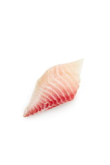 Sushi, raw fish. Photo of food on a white background