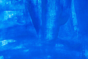 blue painted background texture closeup