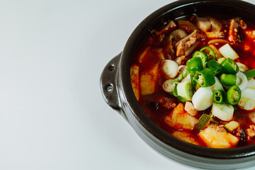 Delicious korean pork stew cuisine