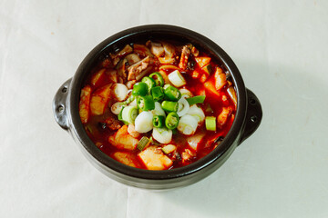 Delicious korean pork stew cuisine