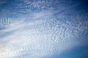 Blue sky with clouds
