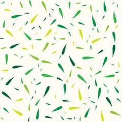 Colorful random leaves seamless pattern