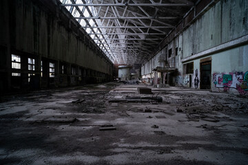 La vecchia cartiera abbandonata