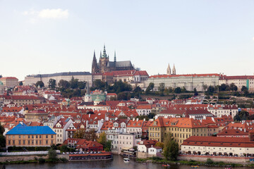 Naklejka na ściany i meble Prague Czech Republic tourist attractions