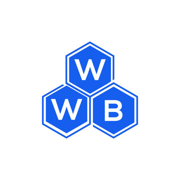 WWB letter logo design on White background. WWB creative initials letter logo concept. WWB letter design. 