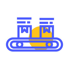 illustration of warehouse icon, box, checking goods. vector design that is very suitable for websites, apps, banners, billboards.