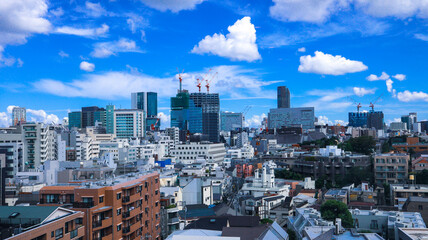 Beautiful skyline of Tokyo