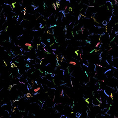 Obraz premium Seamless Confetti Texture