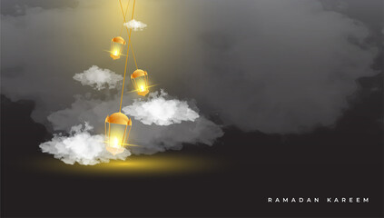 A Ramadan themed background with a mix of gold and black, perfect for Islamic themed backgrounds