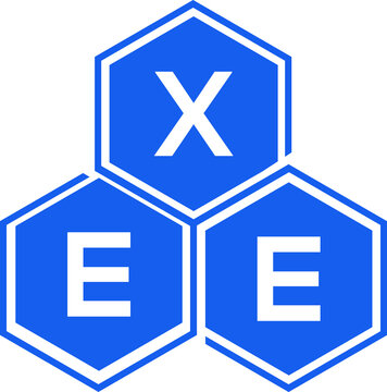 XEE letter logo design on White background. XEE creative initials letter logo concept. XEE letter design. 
