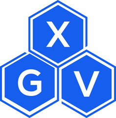 XGV letter logo design on White background. XGV creative initials letter logo concept. XGV letter design. 
