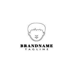 hair style logo icon design template vector illustration