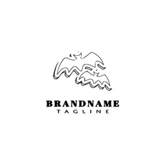 bat logo icon design template vector illustration