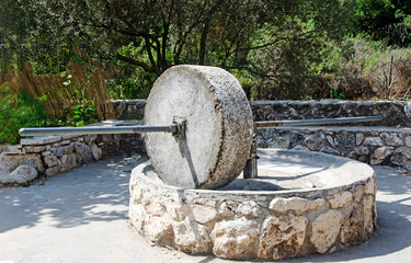 Restoration of ancient Olive press