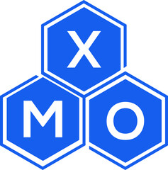 Obraz premium XMO letter logo design on White background. XMO creative initials letter logo concept. XMO letter design. 