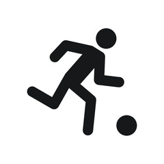 Fototapeta na wymiar sport icon vector illustration. silhouette, glyph icon design