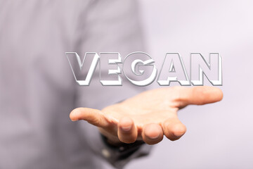 Fototapeta premium vegan - Organic production concept