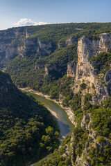 Gorges de Ardeche, Auvergne-Rhone-Alpes, France