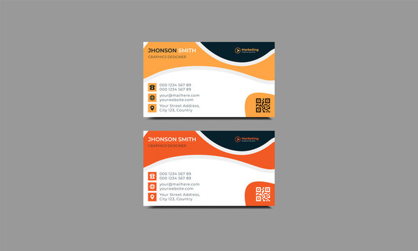 Corporate Business Card Design, Corporate Business Card Template Design