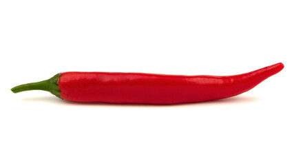 Red chili pepper isolated on a white background