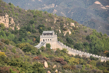Fototapeta na wymiar The Great Wall of China at Badaling near Beijing