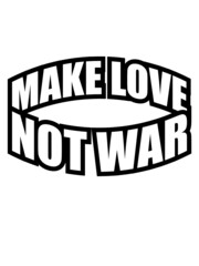 Fototapeta premium Rund Make Love 