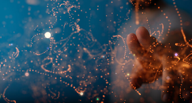 Global digital connections with technology