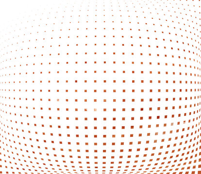volumetric circle booble checkered     halftone vector background