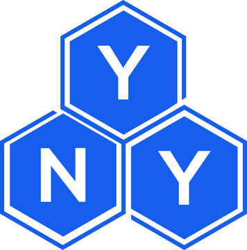 YNY letter logo design on White background. YNY creative initials letter logo concept. YNY letter design. 
