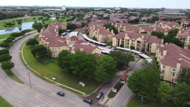 Irving, Texas, Aerial Flying, Las Colinas, Amazing Landscape