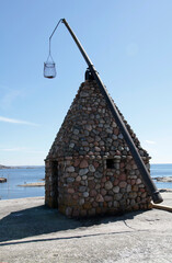 Leuchtfeuer von Verdens Ende. Norwegen, Deutschland, Europa  --  Beacon of Verdens Ende. Norway, Germany, Europe
