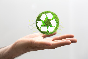 recycling modern grün