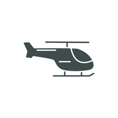 helicopter icons  symbol vector elements for infographic web