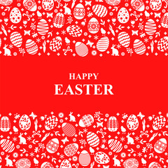 Easter  card with decorative element ornament