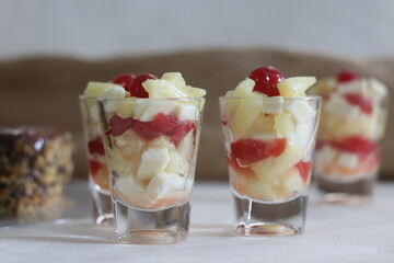Cheese cherry pineapple. An easy to assemble starter dish.