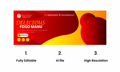 Restaurent cover design