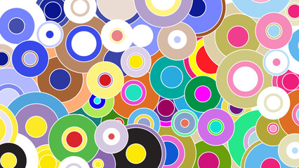 background with circles