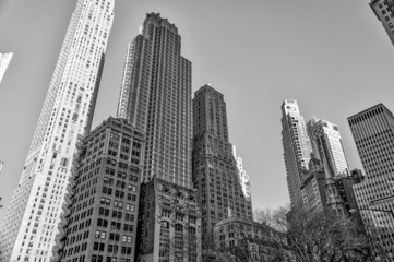Fototapeta na wymiar Iconic architecture in Manhattan in New York
